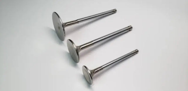 Shiny metal engine valves for Toyota Supra Comp Plus Ext set of 12