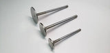 Shiny metal Ferrea VW VR6 exhaust valve set with single groove style for performance