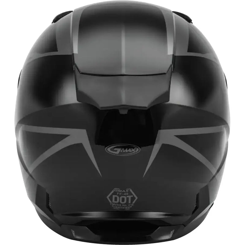 GMAX Ff 49 Full Face Deflect Helmet Black/Grey Xs for Powersports