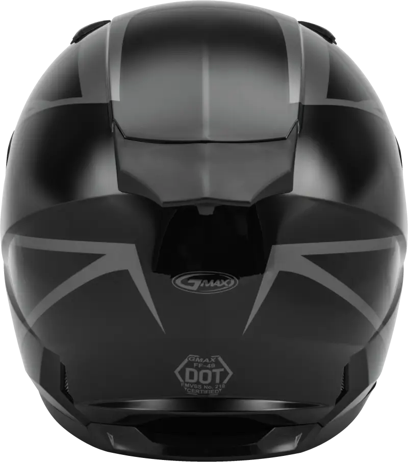 GMAX Ff 49 Full Face Deflect Helmet Black/Grey Xs for Powersports