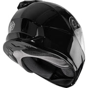 Ff 49s Full Face Snow Helmet Black W/Electric Shield 3x - Powersports