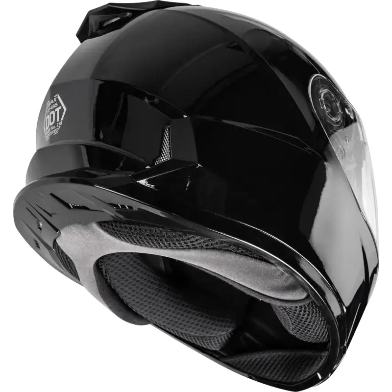 Ff 49s Full Face Snow Helmet Black W/Electric Shield 3x - Powersports