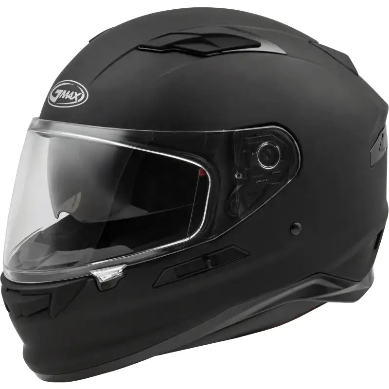 Matte black FF 98 full face helmet with clear visor and quick release face shield mechanism