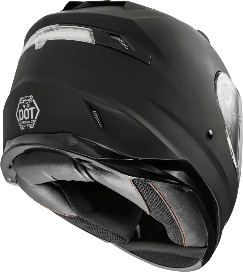 Ff 98 Full Face Helmet Matte Black Xs 