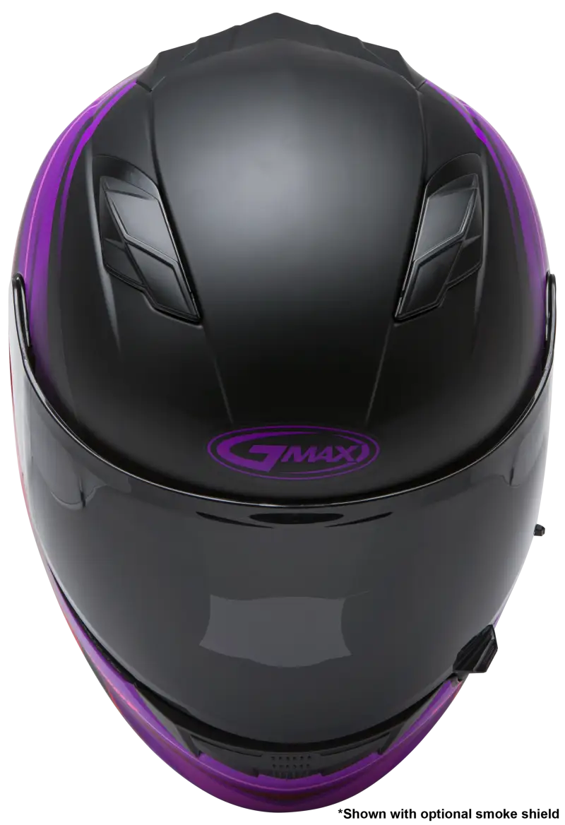 Ff 98 Full Face Osmosis Helmet Matte Black/Pur/Red Xs 