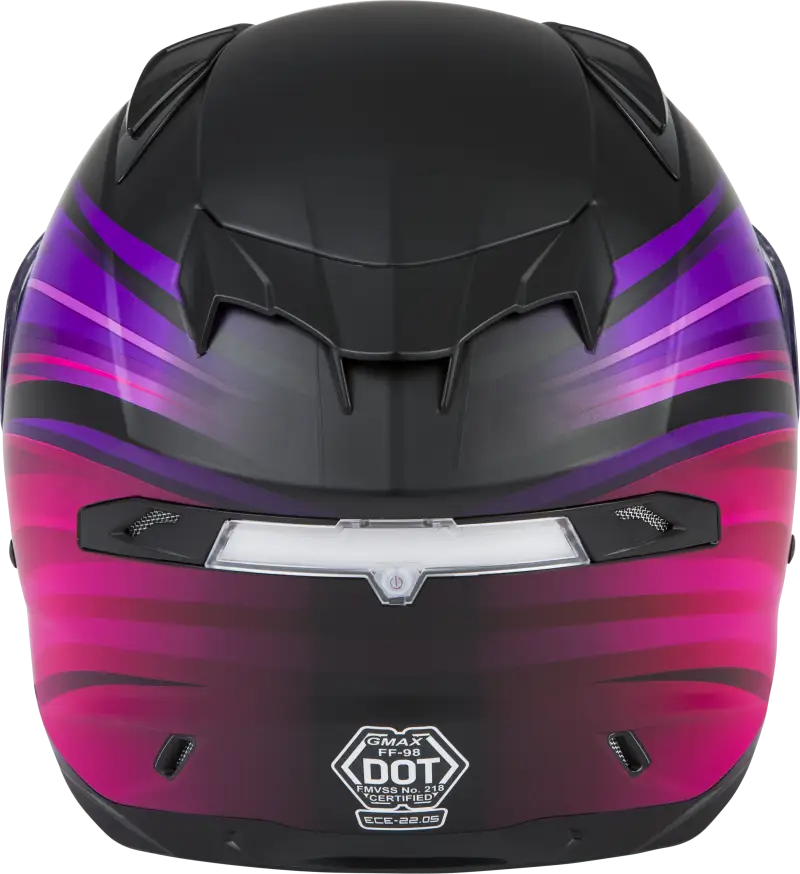Ff 98 Full Face Osmosis Helmet Matte Black/Pur/Red Xs 