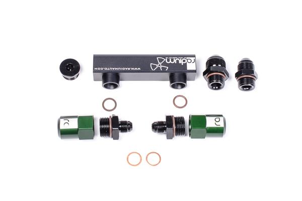 Radium Engineering 20-0463 Radium Engineering Bosch Pumps 4 Port Manifold Reuses Check Valves - Universal