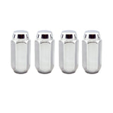 McGard Hex Lug Nut (Cone Seat) M14X1.5 / 22mm Hex / 1.945in. Length (4-Pack) - Chrome - 64014