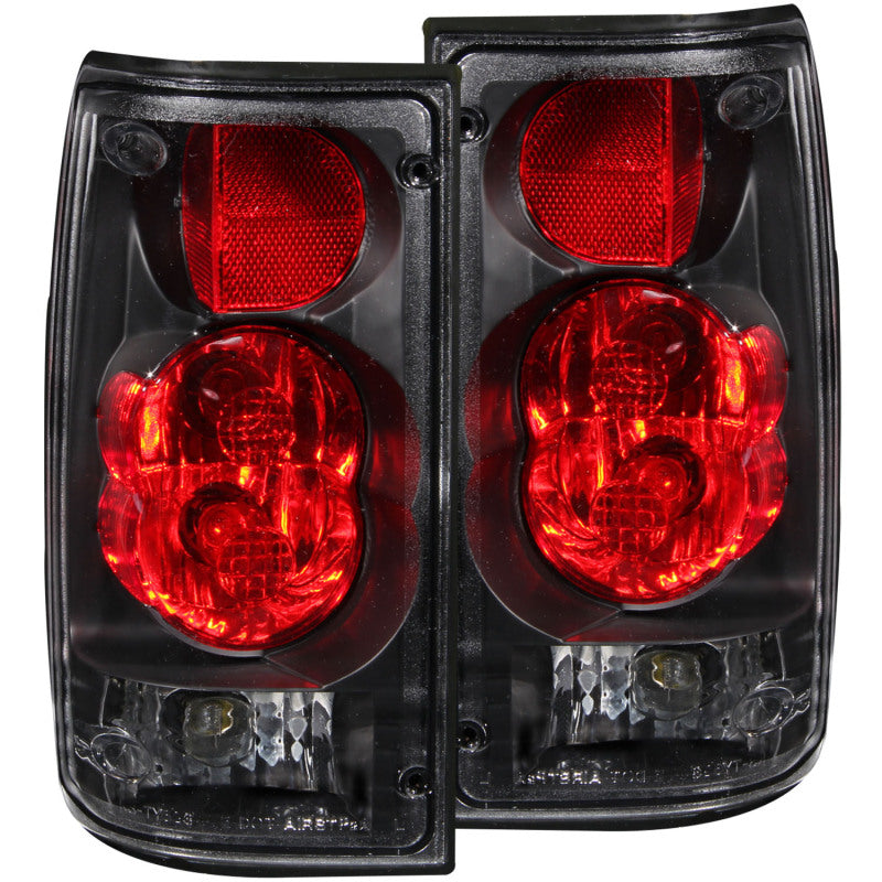 ANZO 211132 ANZO 1989-1995 Toyota Pickup Taillights Black