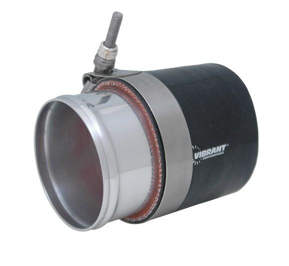 Vibrant 12046 Vibrant Aluminum Joiner Coupling (1in Tube O.D. x 3in Overall Length)