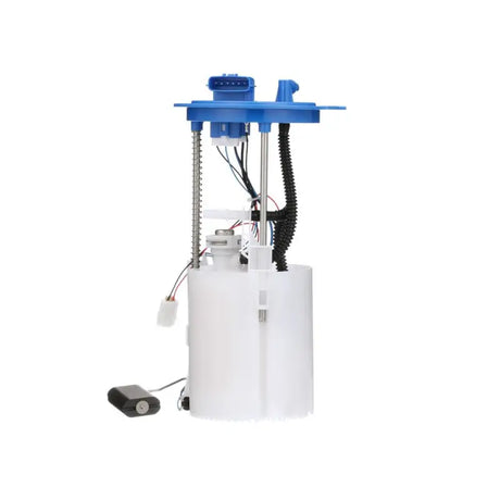 White and blue FG2669 Delphi Fuel Pump Module Assembly for automotive fuel pump replacement