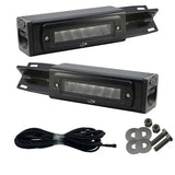 Black LED light bars with mounting hardware for Ford F250-F450 Super FHDHB17UP Racesport