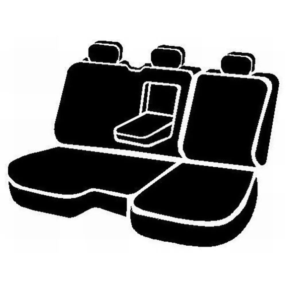 FIA Reinforced Double Stitching Seat Cover DT72-49 Black - DT Rear 40 60 Dodge Ram