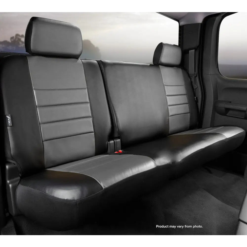 FIA Face Fabric Water Repellent Seat Cover SL65-11 Gray - SL Rear Split Backrest