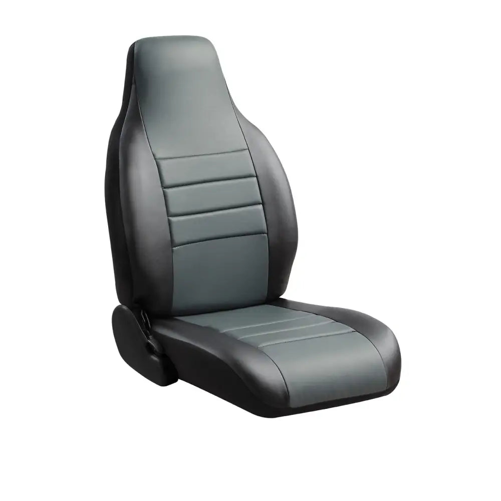 FIA Face Fabric Water Repellent Seat Cover SL65-11 Gray - SL Rear Split Backrest