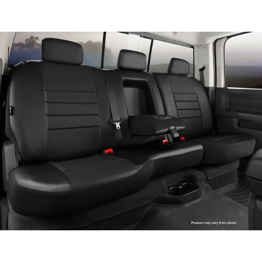 FIA Face Fabric Water Repellent Seat Cover SL65-2 Black/Black - SL Rear Split 40 Driver 60 Pas SL65-2 BLK/BLK