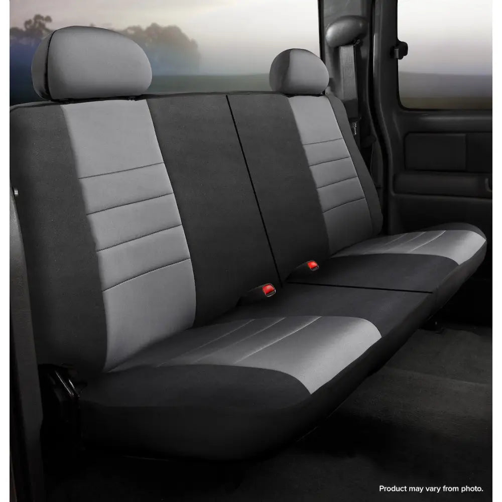FIA Padded For Extra Comfort Seat Cover NP95-13 Gray - NP Rear Split 50 50 Ford Bronc