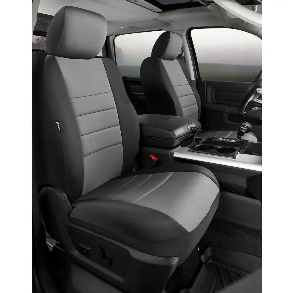FIA Padded For Extra Comfort Seat Cover NP97-70 Gray - NP Front Bucket Ford Bro