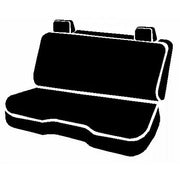 FIA OEM Grade Leatherette Seat Cover SL62-95 Black/Black - Silver Rear Bnch 2014 SL62-95 BLK/BLK