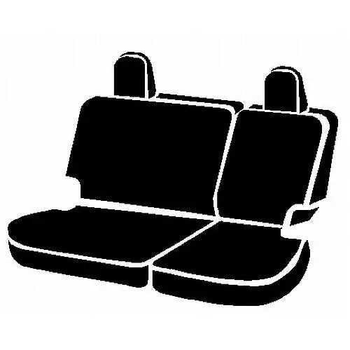 FIA OEM Grade Leatherette Seat Cover SL62-96 Gray - SL Rear 40 60 Split