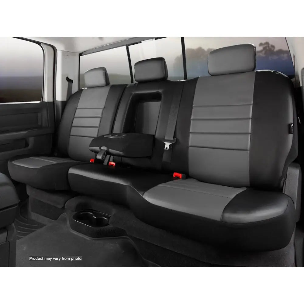 FIA OEM Grade Leatherette Seat Cover SL67-63 Gray - SL Front 60 40