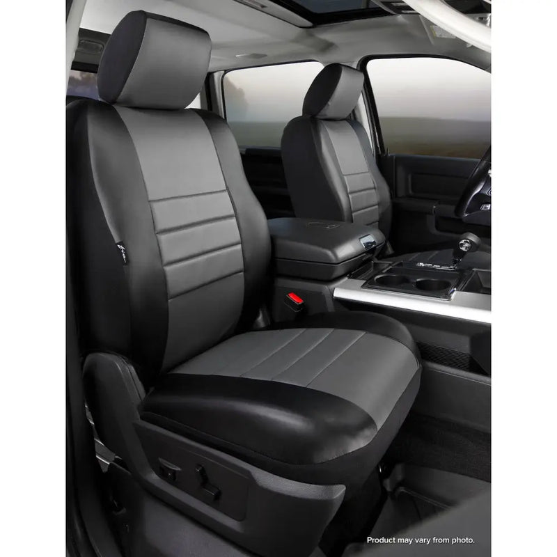 FIA OEM Grade Leatherette Seat Cover SL69-32 Gray - SL Front Bucket Cove