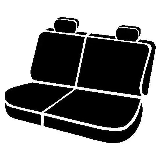 FIA Padded For Extra Comfort Seat Cover NP92-25 Gray - Gray Neoprene Back ST Cvr
