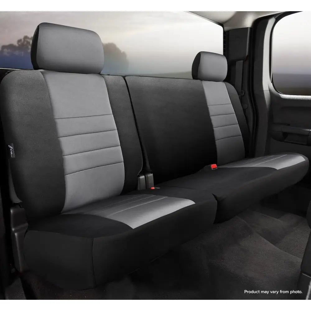 FIA Padded For Extra Comfort Seat Cover NP95-10 Gray - NP Rear Split 60 Driver 40 Pas