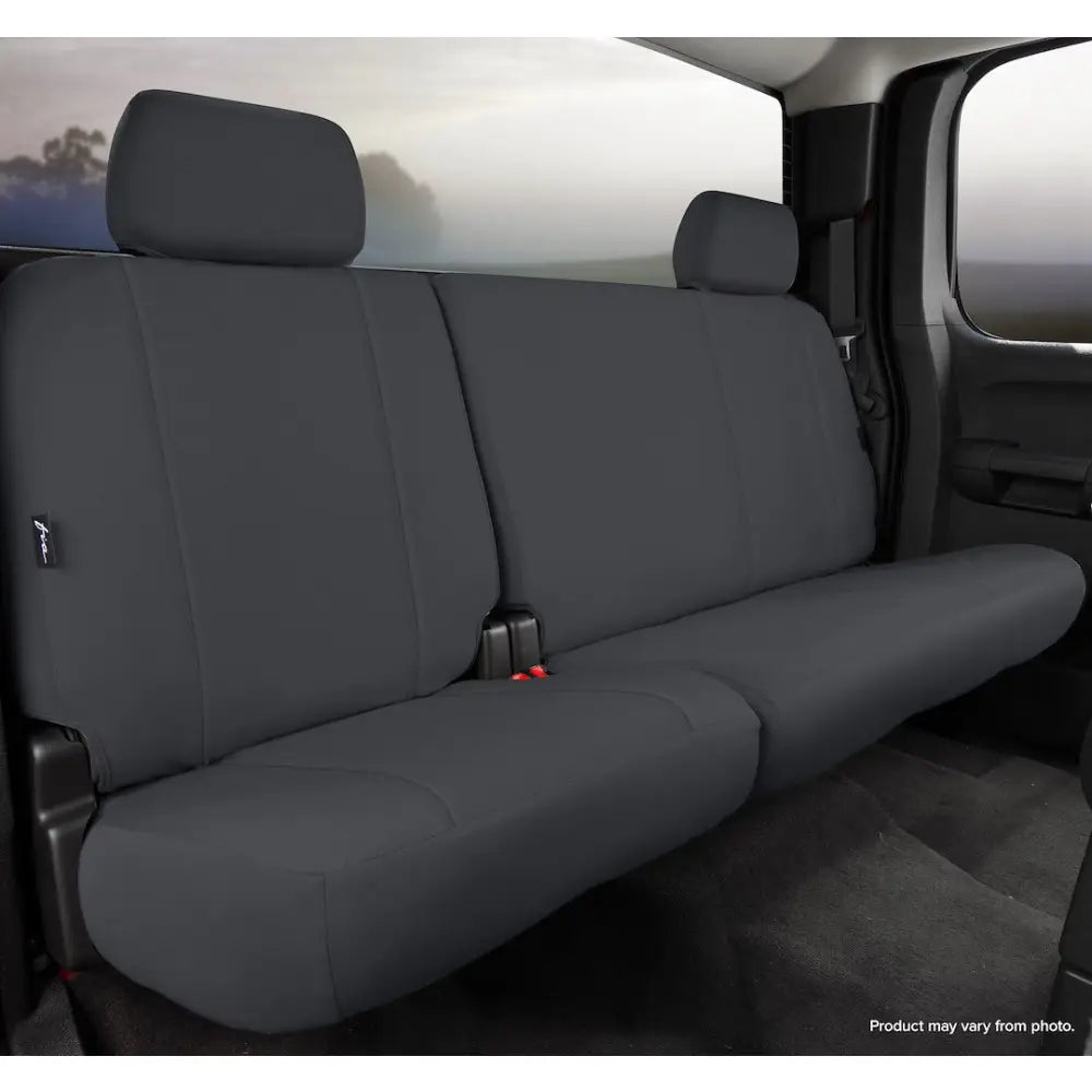 FIA Reinforced Double Stitching Seat Cover DT75-10 Black - Dura-Tech Pro Rear Split 60 DR