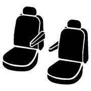 FIA Reinforced Double Stitching Seat Cover DT77-37 Black - Dura-Tech Pro Front Bucket Cov