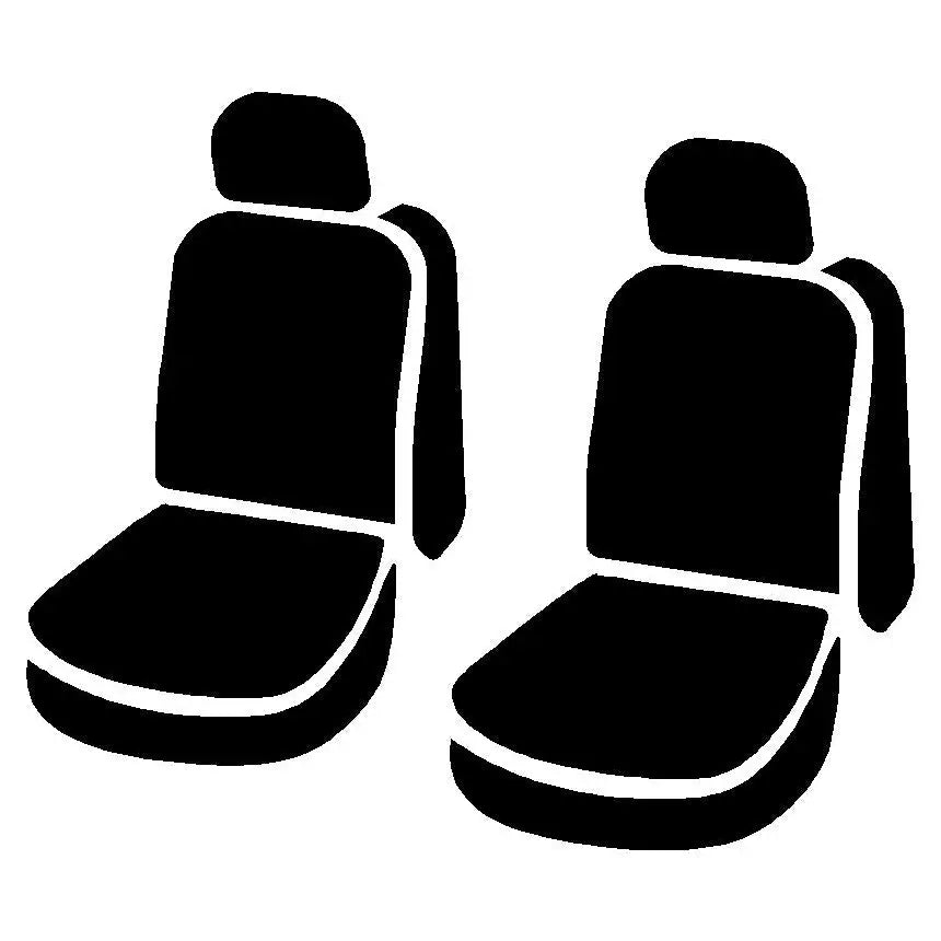 FIA Reinforced Double Stitching Seat Cover DT79-46 Black - Dura-Tech Pro Front Bucket Cov
