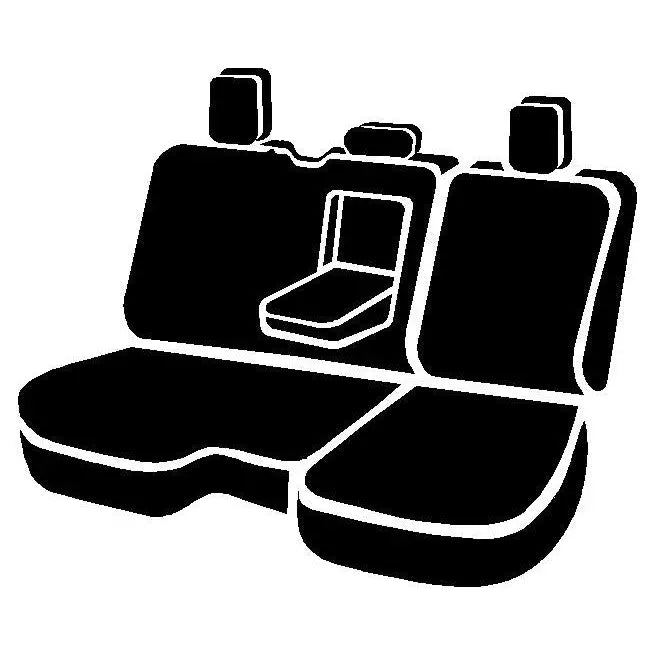 FIA Wear-Resistant Fabrics Seat Cover TR42-54 Black - TR Rear 40 60 Dodge Ram