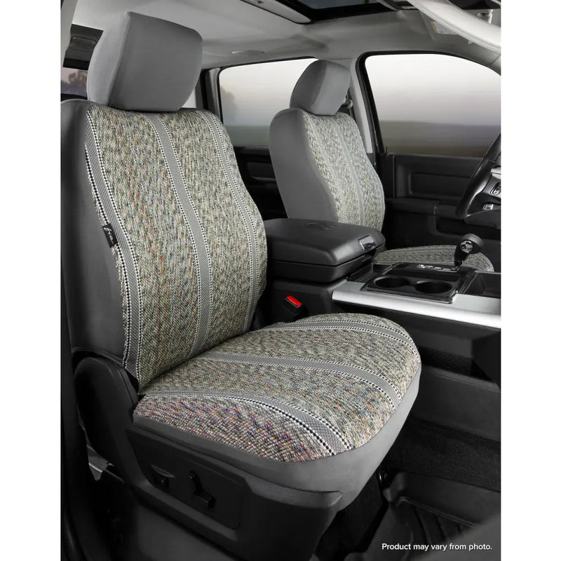 FIA Wear-Resistant Fabrics Seat Cover TR47-71 Gray - TR Front Bucket Ford Bro