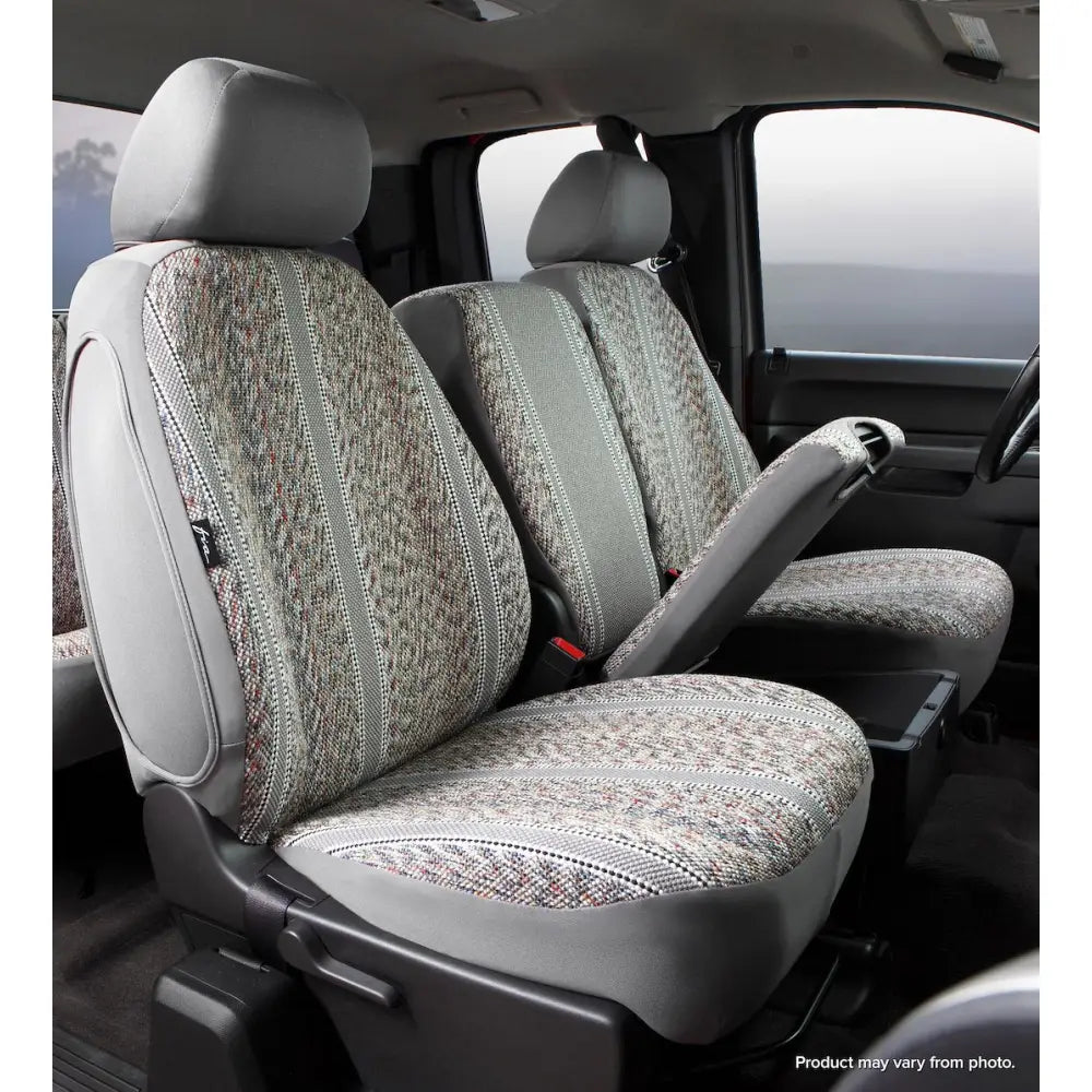 FIA Hand Wash Drip-Dry Seat Cover TR49-58 Gray - TR Front 40 20 40 Ram