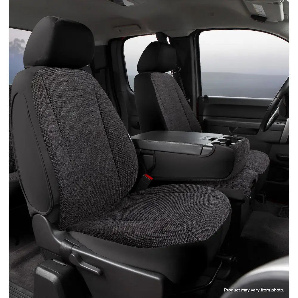 FIA Wear-Resistant Fabrics Seat Cover TRS48-36 Black - Silver Trs Front 40 20 40 Sierra 1500
