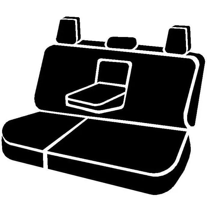 FIA Wear-Resistant Fabrics Seat Cover TR45-30 Black - TR Rear Solid Backrest