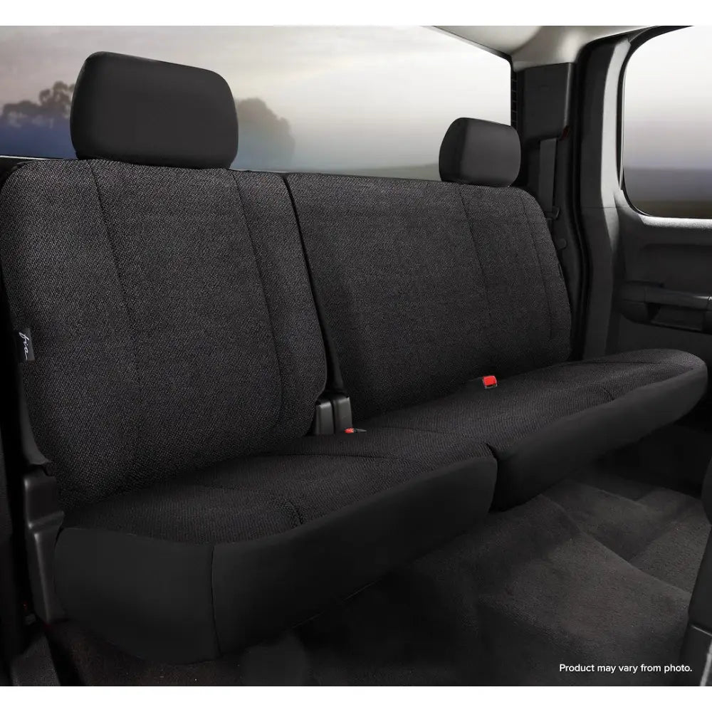 FIA Wear-Resistant Fabrics Seat Cover TRS45-7 Black - Trs Rear Split 60 Driver 40 PA
