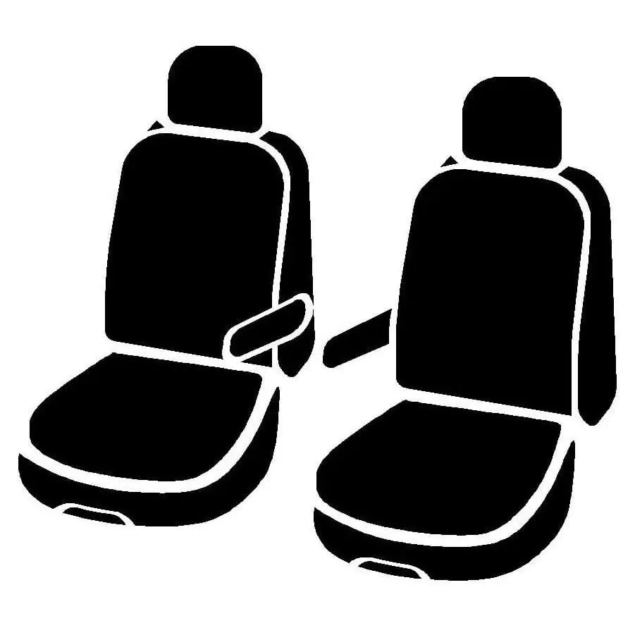 FIA Wear-Resistant Fabrics Seat Cover TRS49-80 Black - Trs Front Bucket Mercede