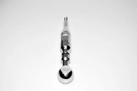 Polished metal massage tool from Fidanza short throw shifter for Nissan 300ZX