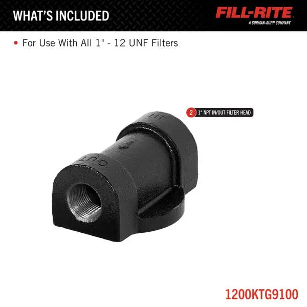 Fill Rite 1200KTG9100 Liquid Transfer Tank Pump Filter Head