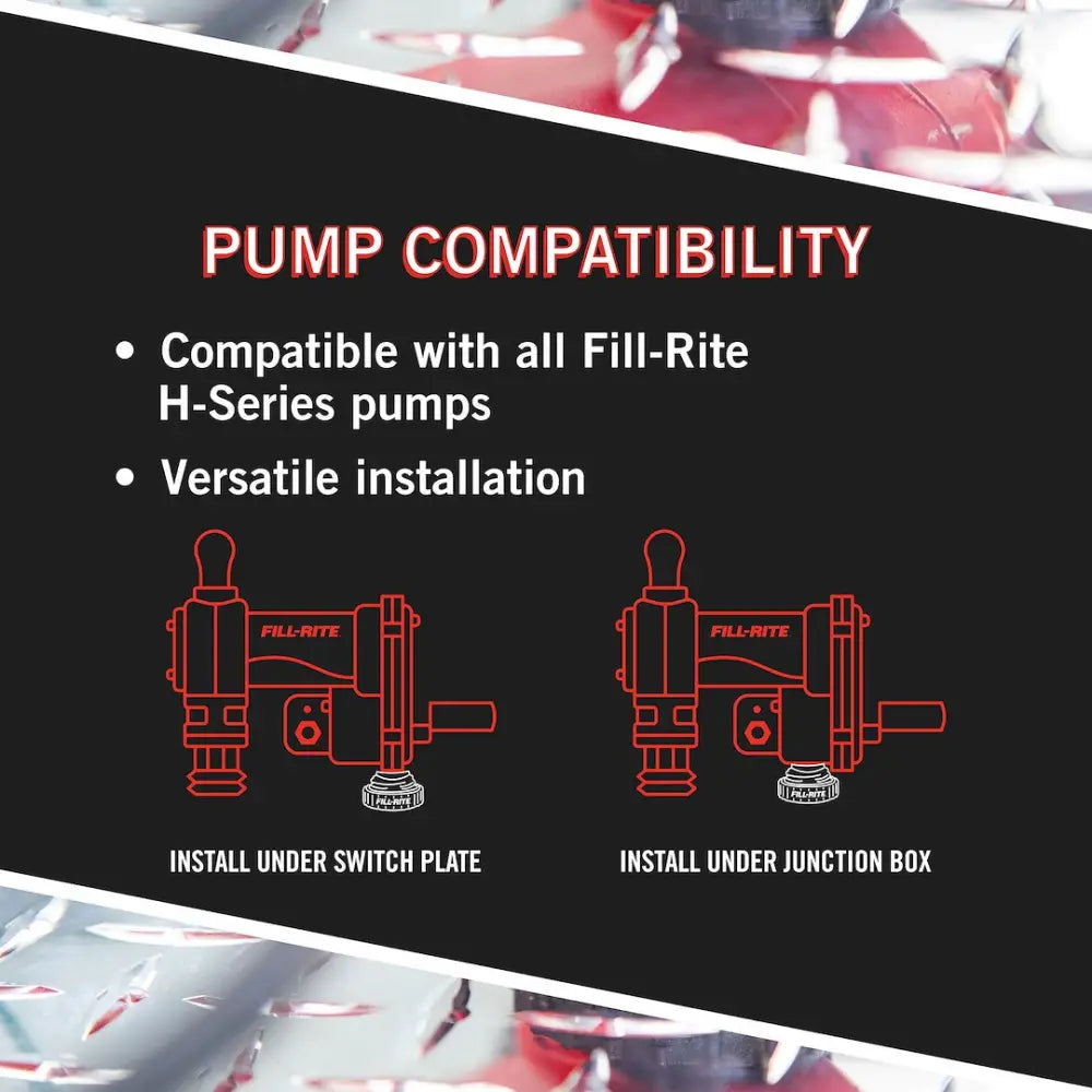 Fill Rite Compact And Easy To Install Unmatched Stability And Support TNKDFR - Tankdefender Pump Accessory