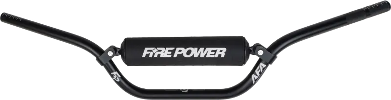 Fire Power 18-61030 Handlebar-Afa Cr High Black crafted from aerospace grade 7075 T6 aluminum with bead blasted anodized finish, high-quality crossbar, and TPU bar pad for impact protection, ideal for RV, Automotive, Powersports, off-road, marine, exterior, truck accessories, interior, truck bed, RV parts, Powersports, ATV, Off-Road, Parts for Powersports ATV UTV, AVADA - Best Sellers, Must Haves