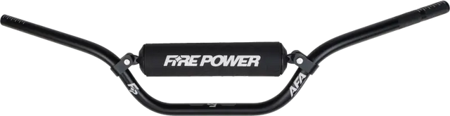 Fire Power 18-61030 Handlebar-Afa Cr High Black crafted from aerospace grade 7075 T6 aluminum with bead blasted anodized finish, high-quality crossbar, and TPU bar pad for impact protection, ideal for RV, Automotive, Powersports, off-road, marine, exterior, truck accessories, interior, truck bed, RV parts, Powersports, ATV, Off-Road, Parts for Powersports ATV UTV, AVADA - Best Sellers, Must Haves