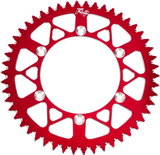Rear Sprocket Aluminum 52T-420 Red Hon