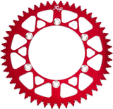 Rear Sprocket Aluminum 53T-420 Red Hon