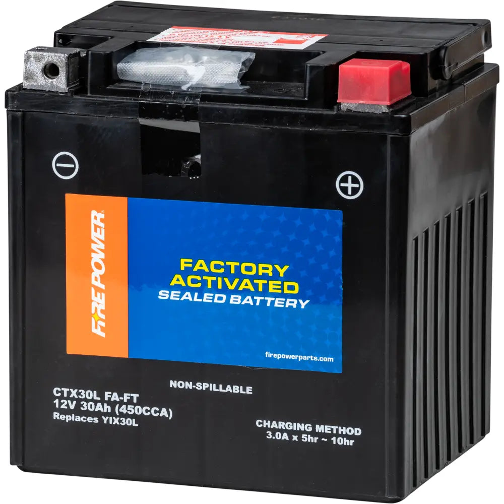 Fire Power CTX30L (FA) FT Battery Ctx30L (Fa) Ft Sealed Factory Activated