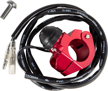 Kill Switch Single Bolt Clamp Red