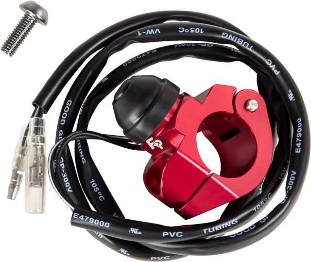 Kill Switch Single Bolt Clamp Red
