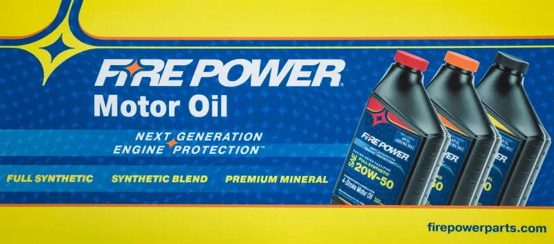FIRE POWER Oil Display Sign