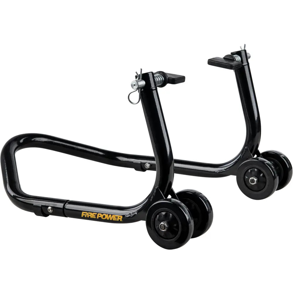 Fire Power Fire Power Paddock Stand Stands/Lifts 56-08200 - Black Front Rear